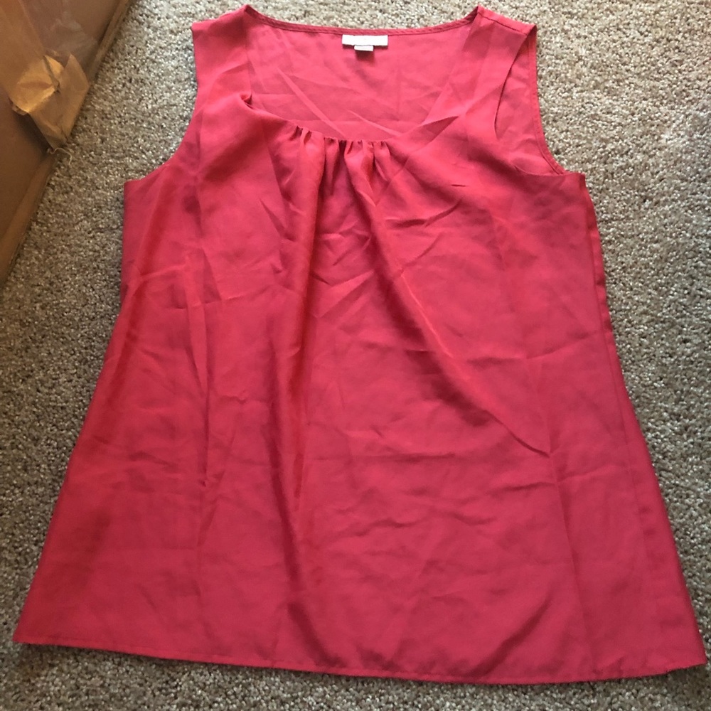 Coral Ann Taylor Loft Dress Shirt Size Medium